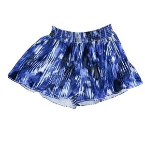 Athleta Wailea Sneaky Shorts Baja Blue Women’s Size Small Flowy Boho Active